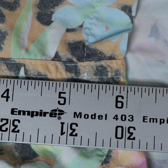 AllSaints‎ Ligularia Swim Shorts Men Small Blue Leopard Floral Board Trunks - Picture 9 of 11